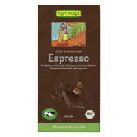 Chocolat noir Espresso, aux éclats de café, 51% de cacao HAND IN HAND