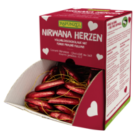 Coeurs Nirwana - Chocolat au lait entier fourré praliné HAND IN HAND